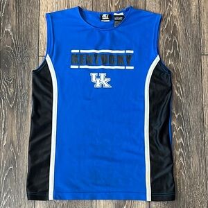 Team Starter Blue University of Kentucky Sleeveless Jersey Youth Sz Large 14-16